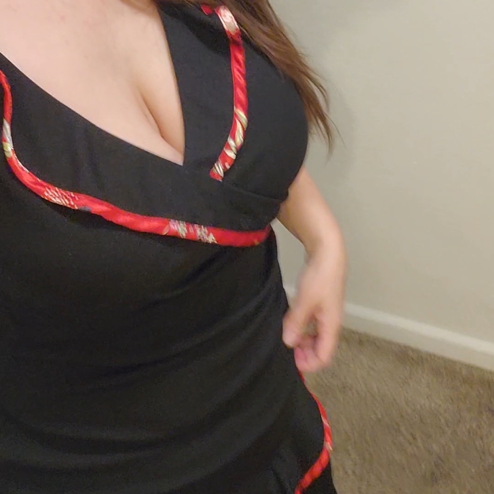 Black Top with Red Trim